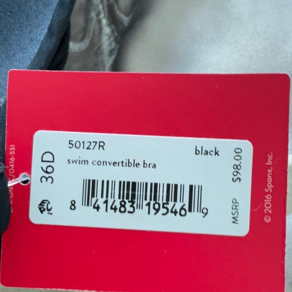 Spanx Swim convertible bra NWT , black , 36D - Picture 3 of 3